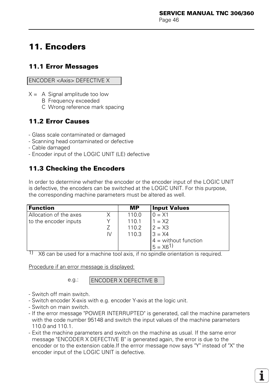 Encoders | HEIDENHAIN TNC 306 Service Manual User Manual | Page 53 / 157