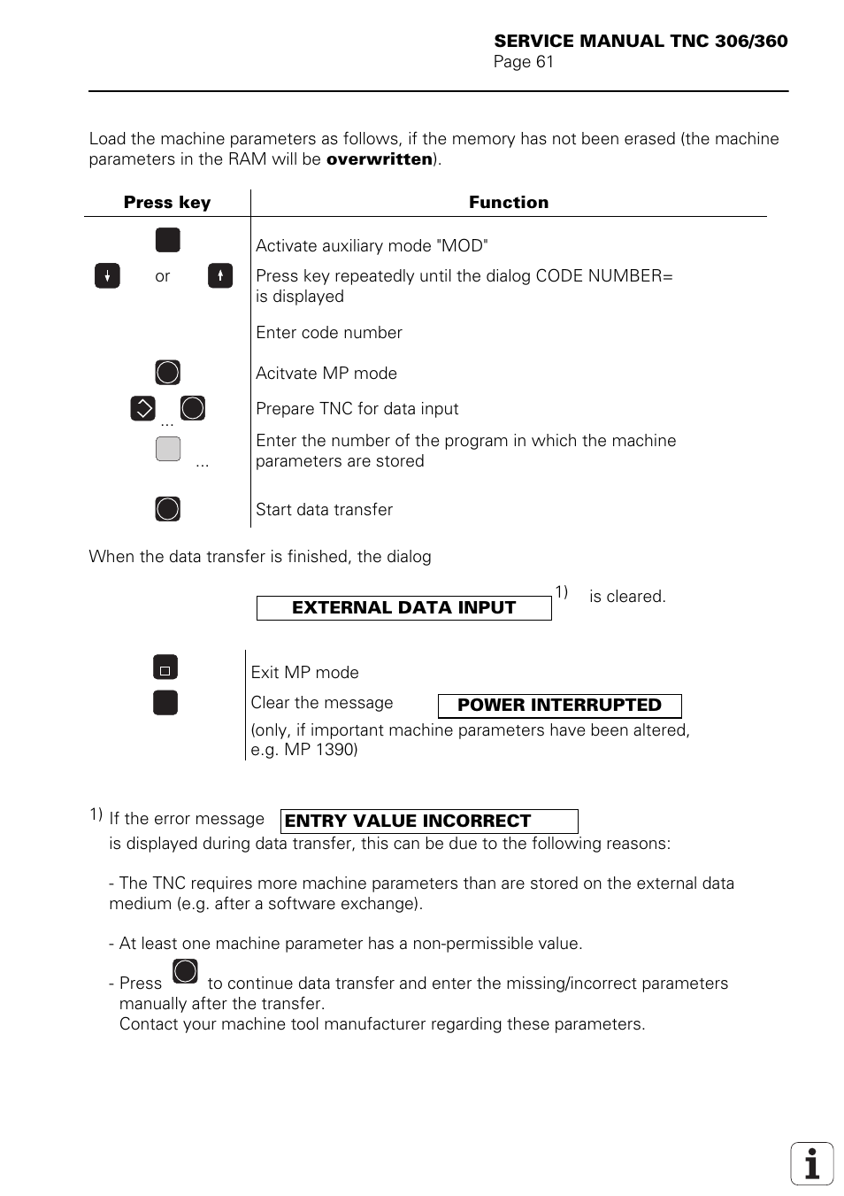 HEIDENHAIN TNC 306 Service Manual User Manual | Page 68 / 157