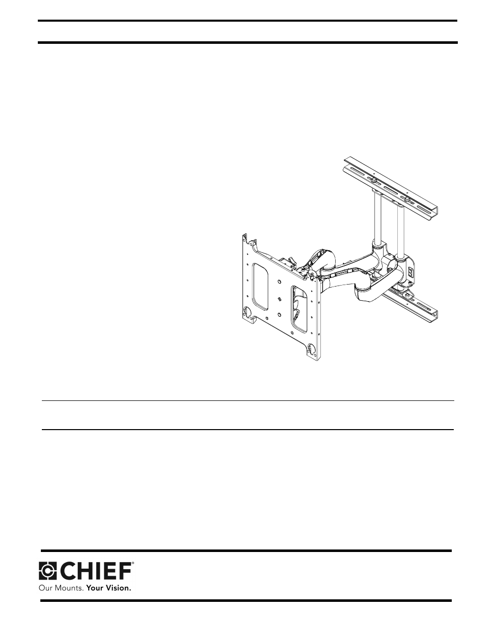 Chief Manufacturing Large Flat Panel Dual Arm Wall Mount PNR User Manual | 12 pages