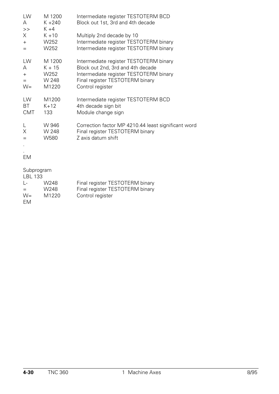 HEIDENHAIN TNC 335 Technical Manual User Manual | Page 127 / 581