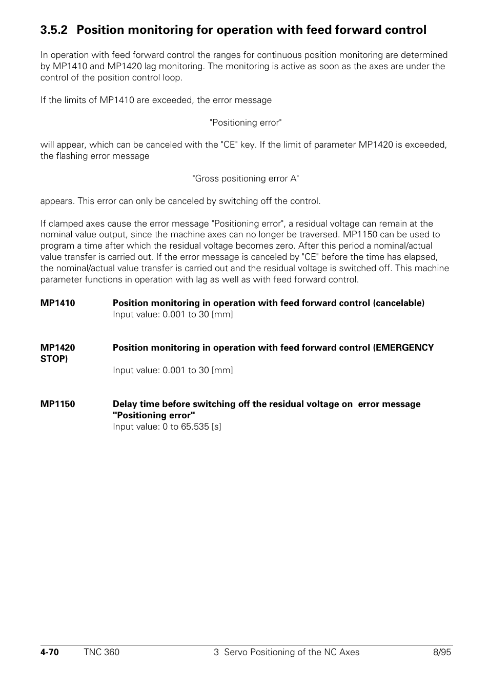 HEIDENHAIN TNC 335 Technical Manual User Manual | Page 167 / 581