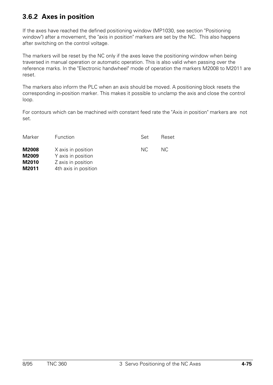 2 axes in position | HEIDENHAIN TNC 335 Technical Manual User Manual | Page 172 / 581