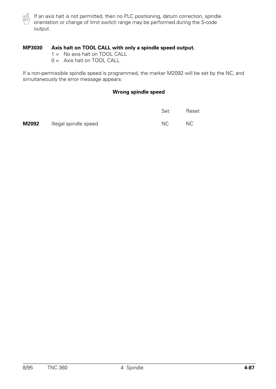 HEIDENHAIN TNC 335 Technical Manual User Manual | Page 184 / 581