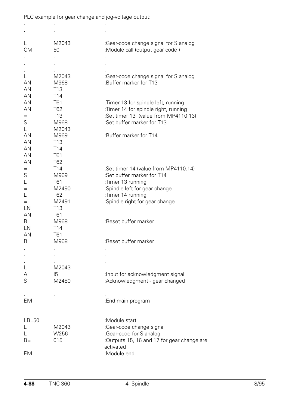 HEIDENHAIN TNC 335 Technical Manual User Manual | Page 185 / 581