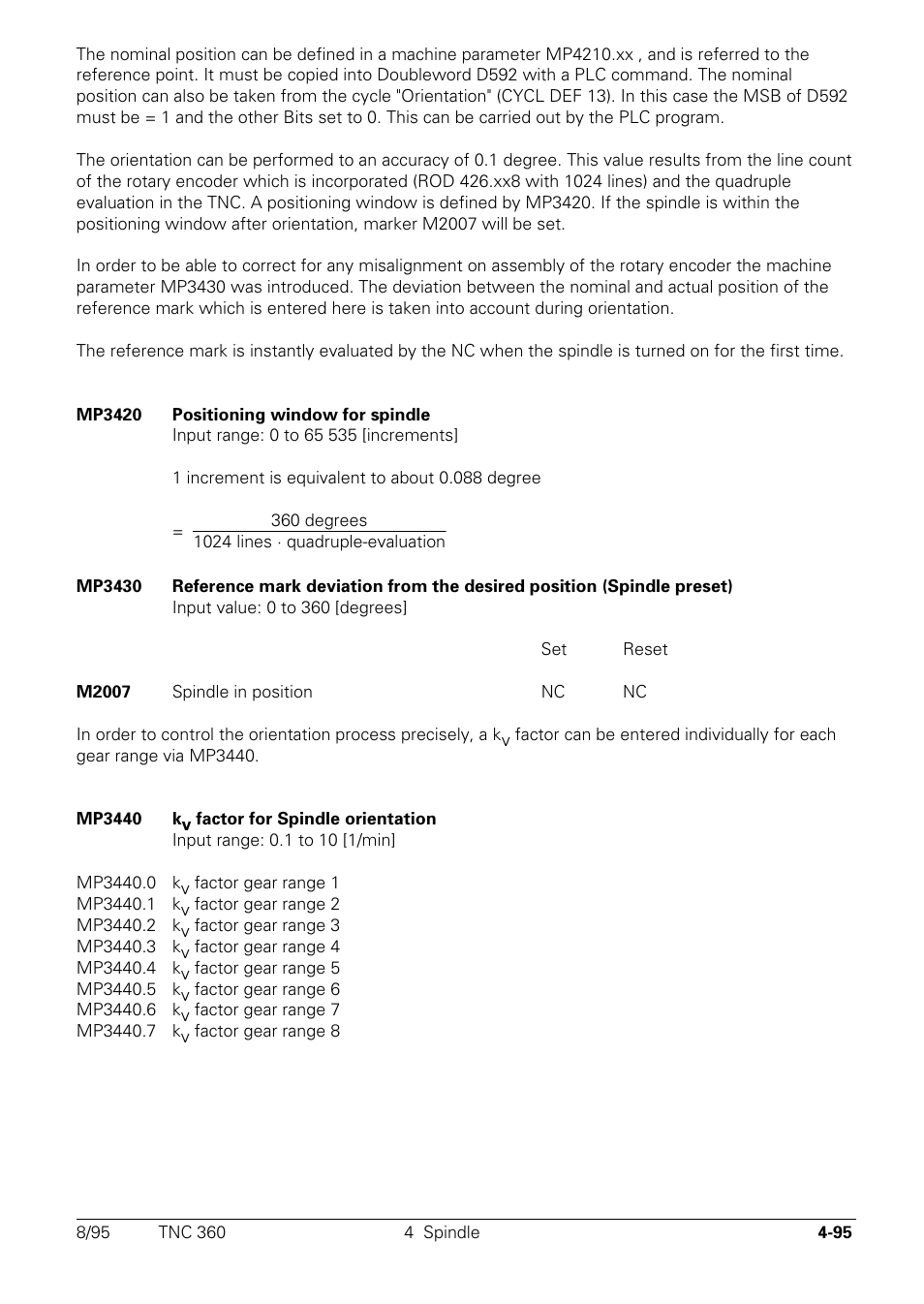 HEIDENHAIN TNC 335 Technical Manual User Manual | Page 192 / 581