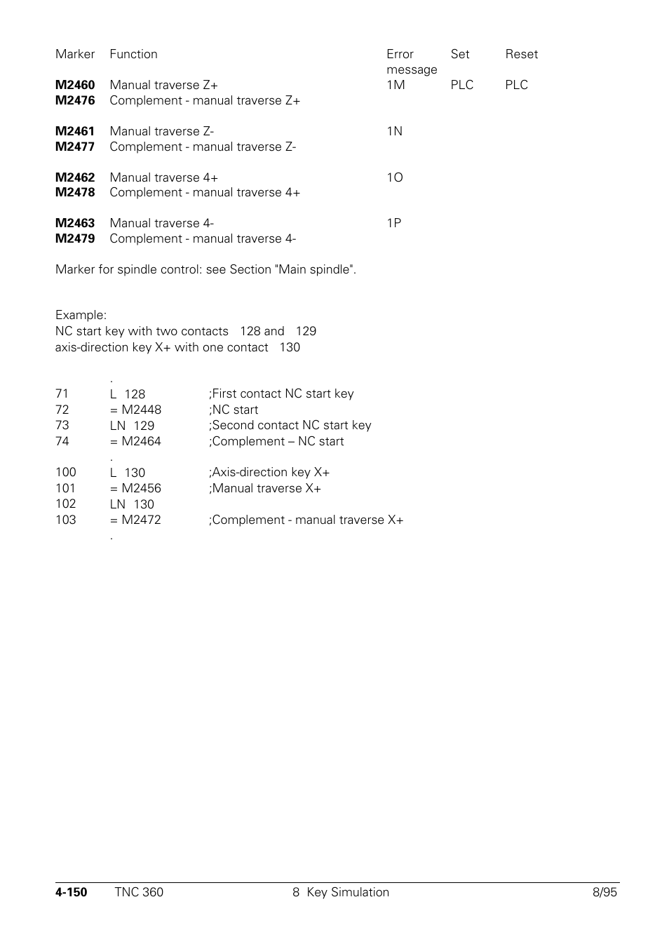 HEIDENHAIN TNC 335 Technical Manual User Manual | Page 247 / 581