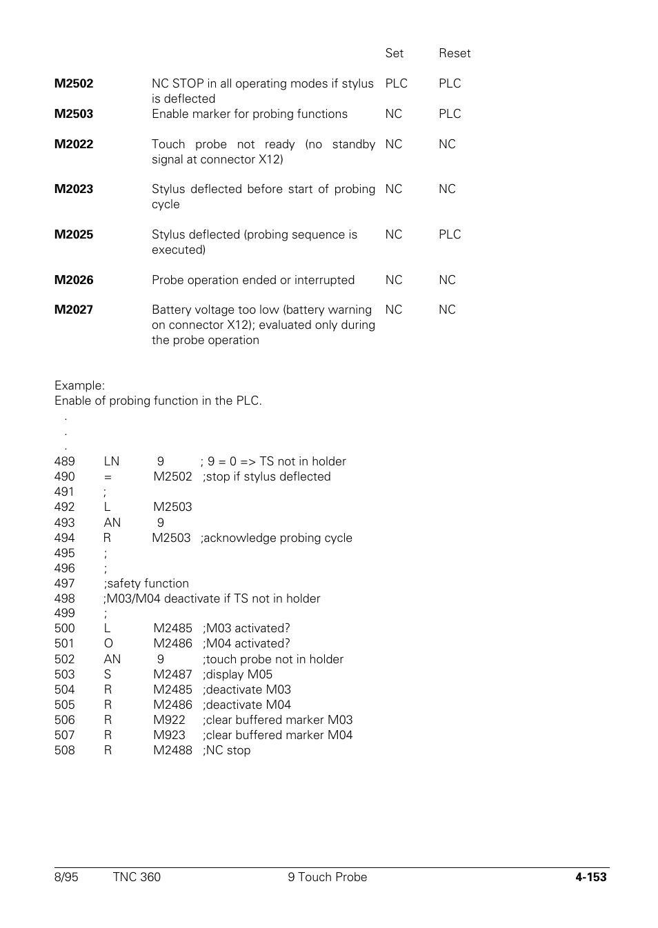 HEIDENHAIN TNC 335 Technical Manual User Manual | Page 250 / 581