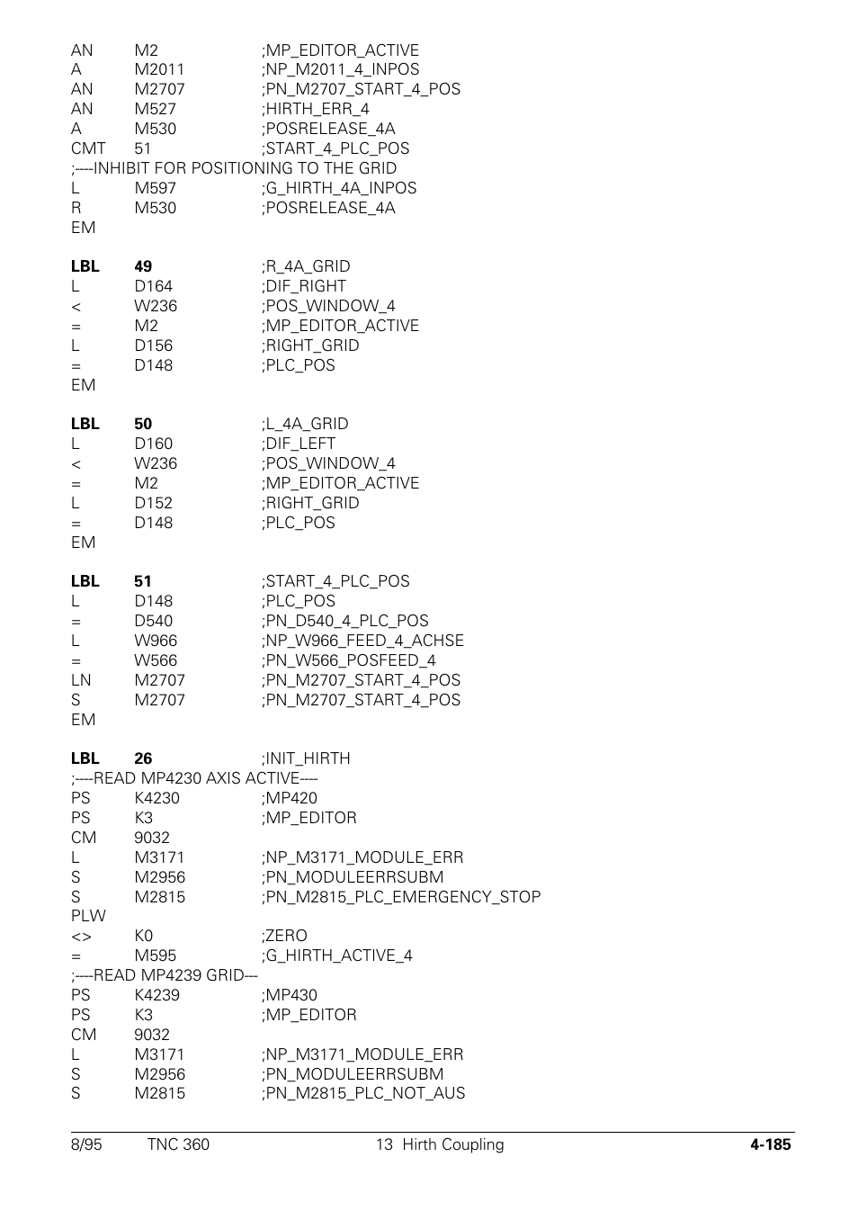 HEIDENHAIN TNC 335 Technical Manual User Manual | Page 282 / 581