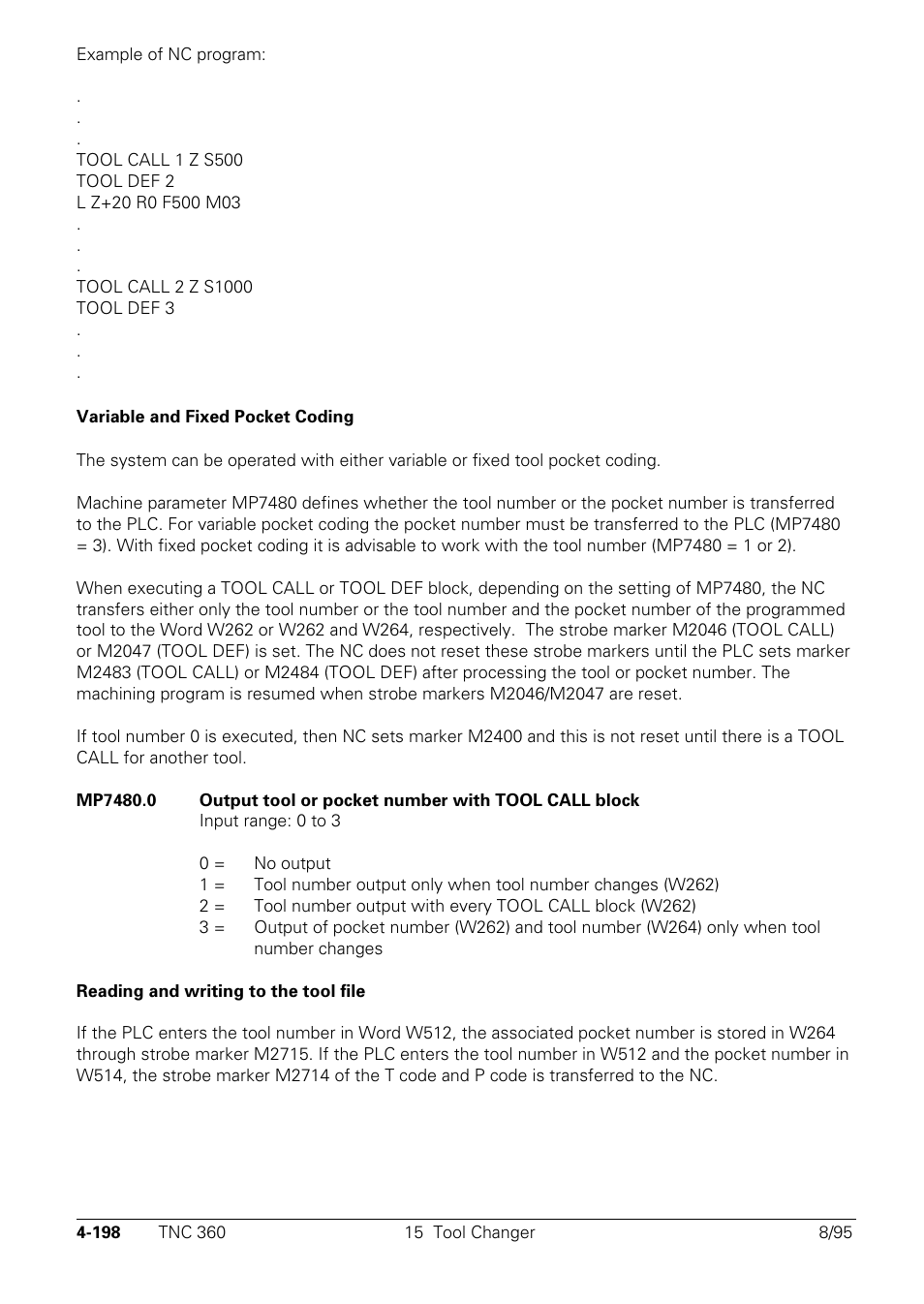HEIDENHAIN TNC 335 Technical Manual User Manual | Page 295 / 581