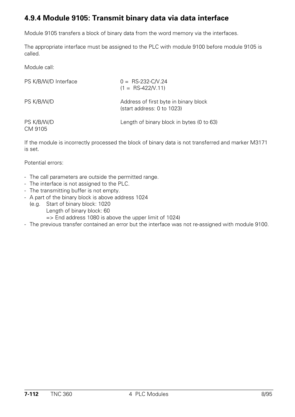 HEIDENHAIN TNC 335 Technical Manual User Manual | Page 491 / 581