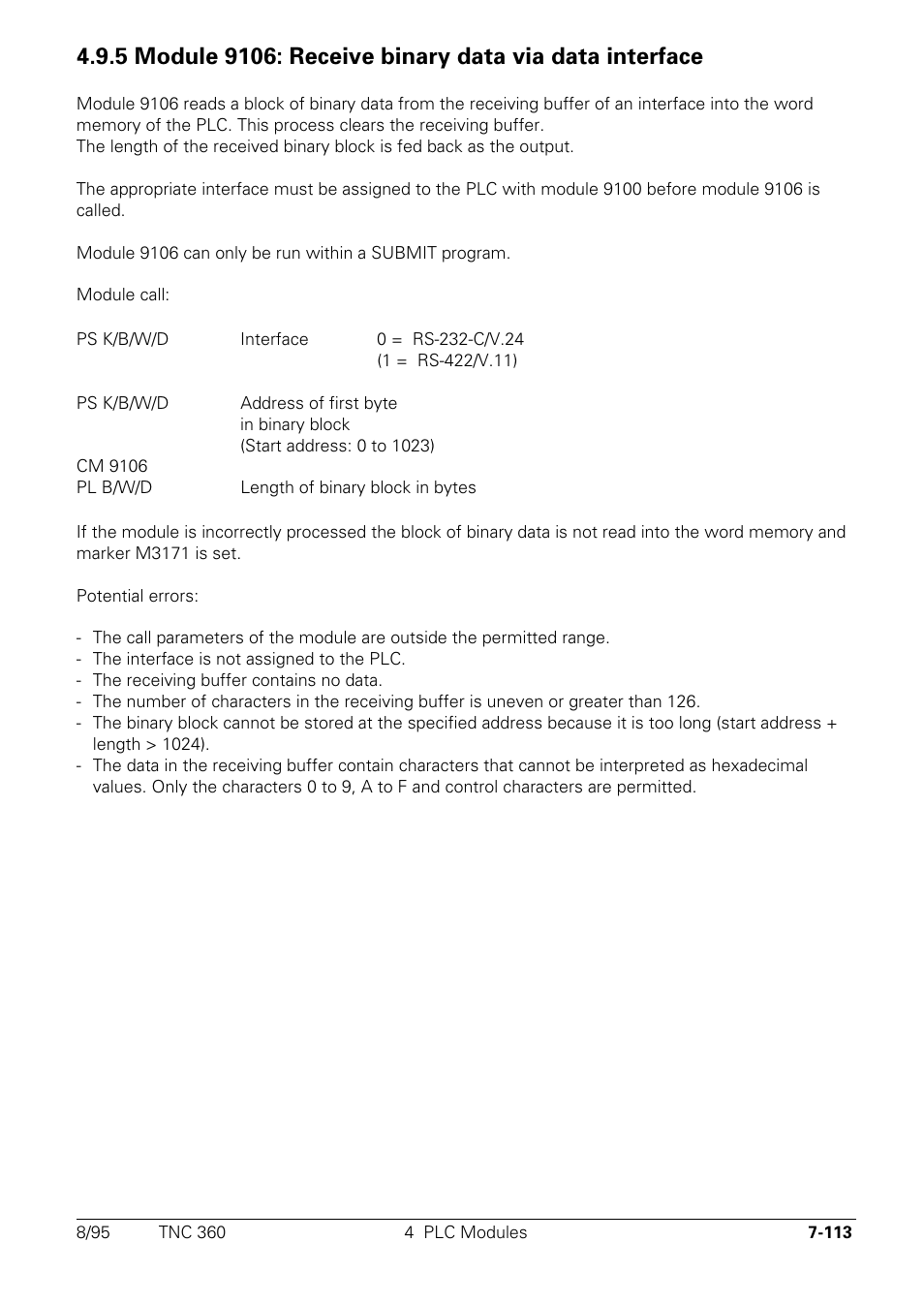 HEIDENHAIN TNC 335 Technical Manual User Manual | Page 492 / 581