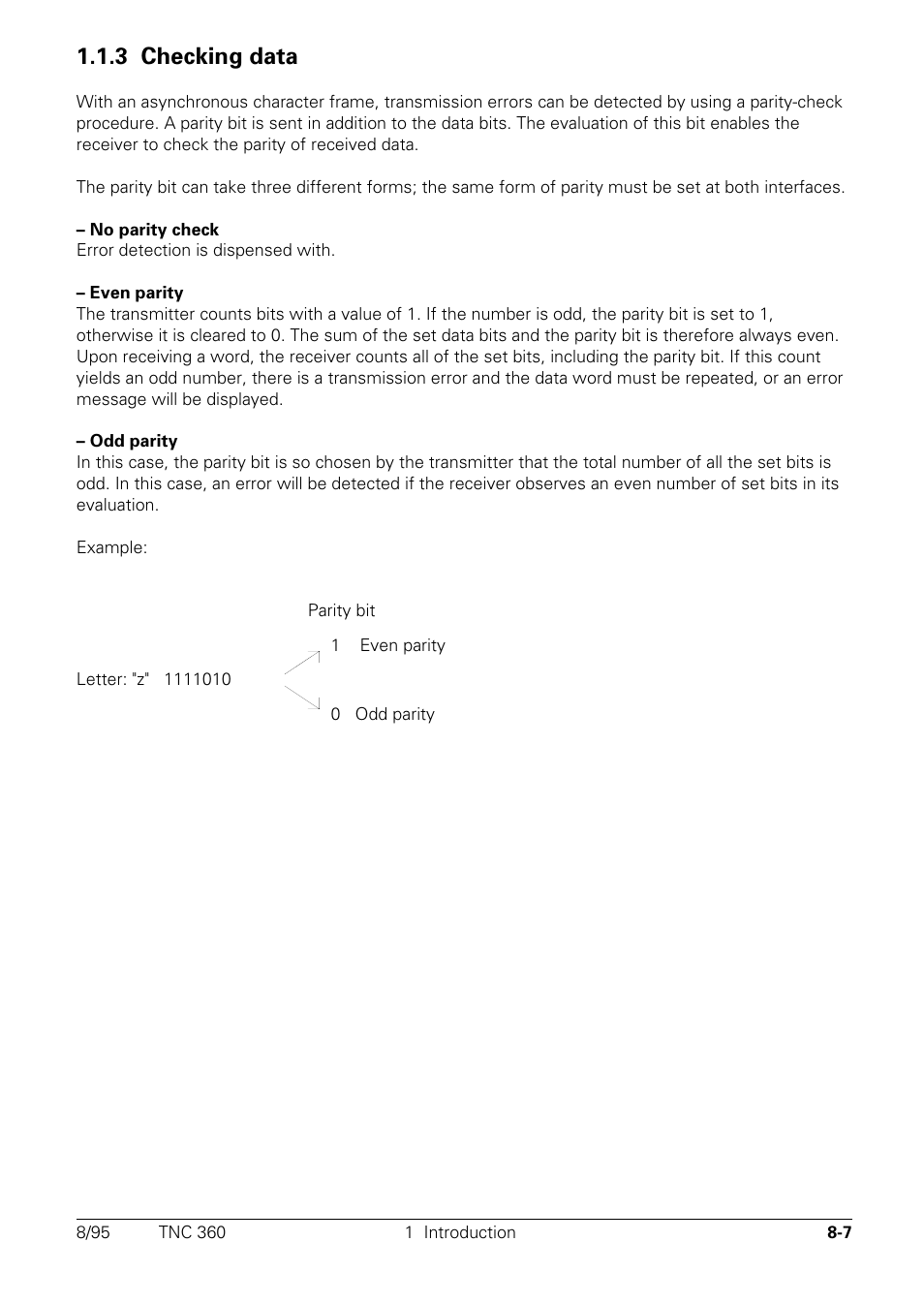 3 checking data | HEIDENHAIN TNC 335 Technical Manual User Manual | Page 514 / 581