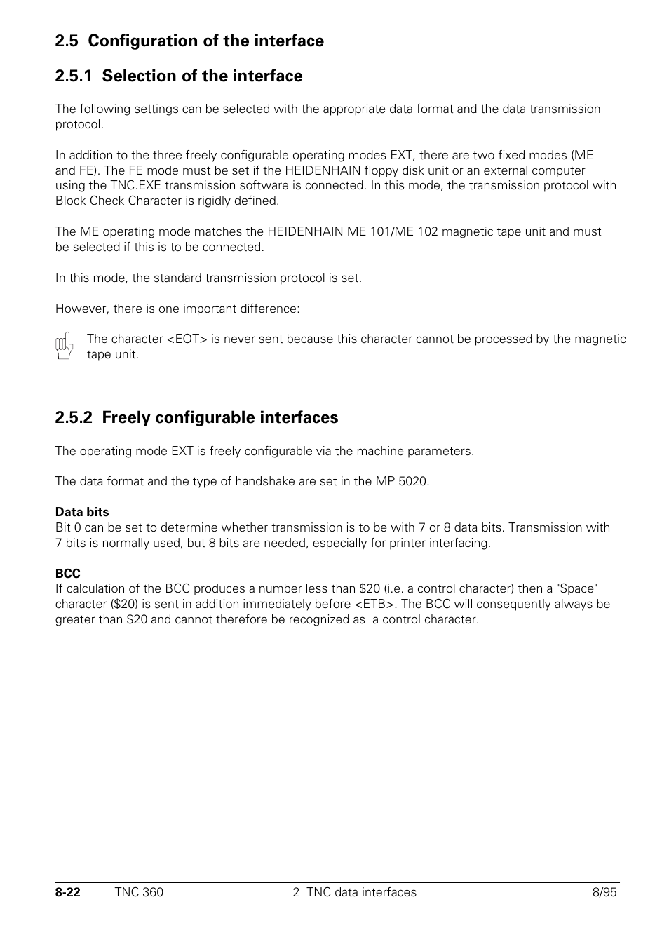 Configuration of the interface, 1 selection of the interface, 2 freely configurable interfaces | HEIDENHAIN TNC 335 Technical Manual User Manual | Page 529 / 581