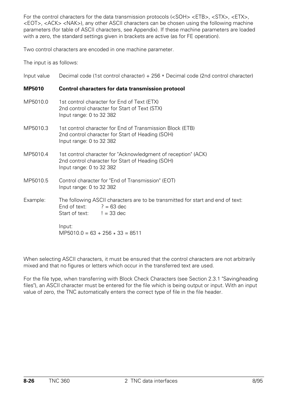 HEIDENHAIN TNC 335 Technical Manual User Manual | Page 533 / 581