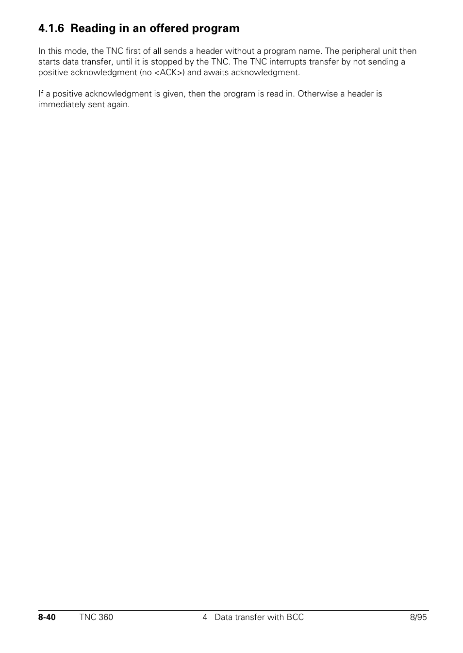 6 reading in an offered program | HEIDENHAIN TNC 335 Technical Manual User Manual | Page 547 / 581