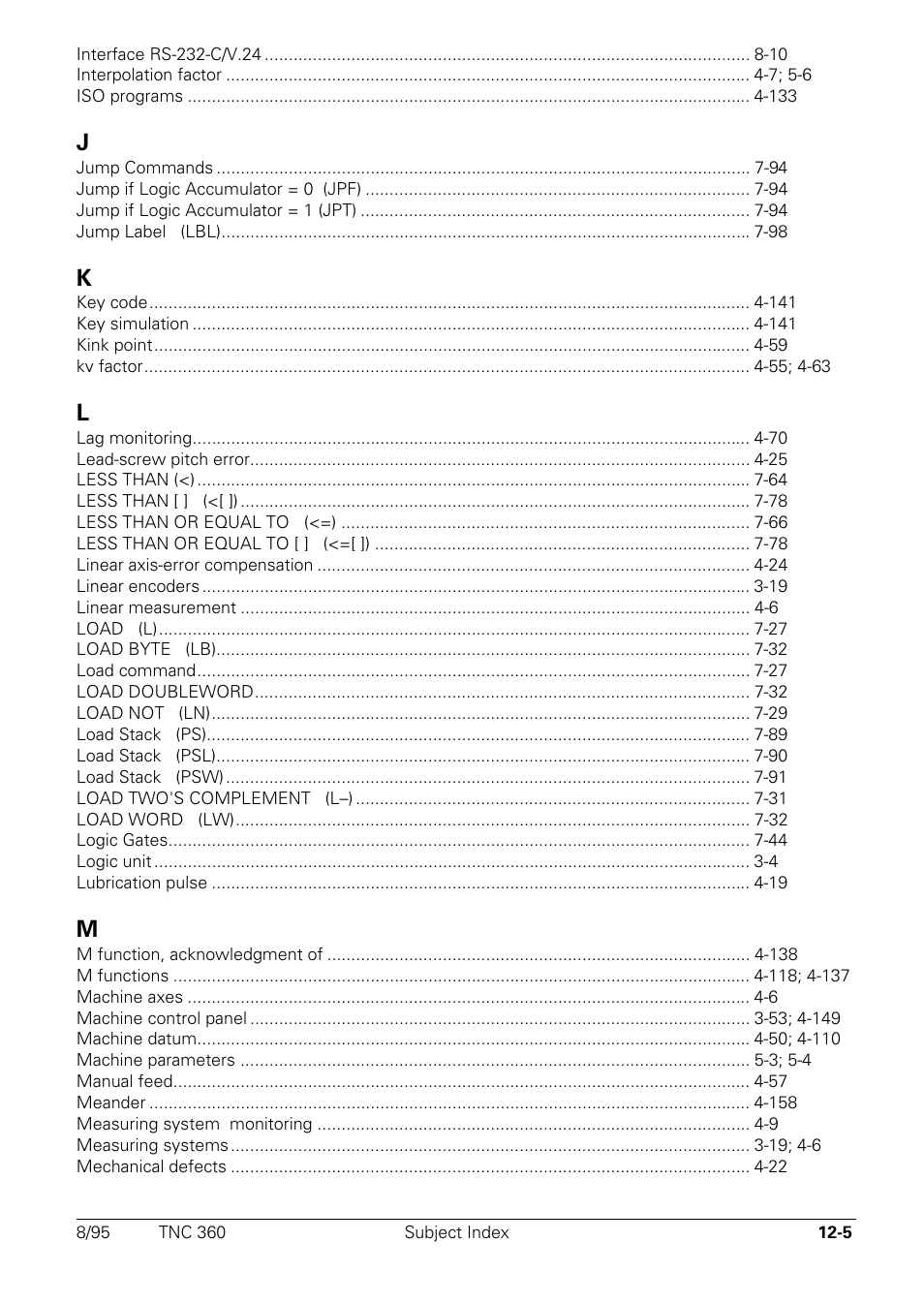HEIDENHAIN TNC 335 Technical Manual User Manual | Page 576 / 581