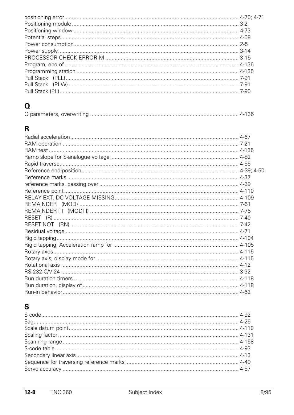 HEIDENHAIN TNC 335 Technical Manual User Manual | Page 579 / 581