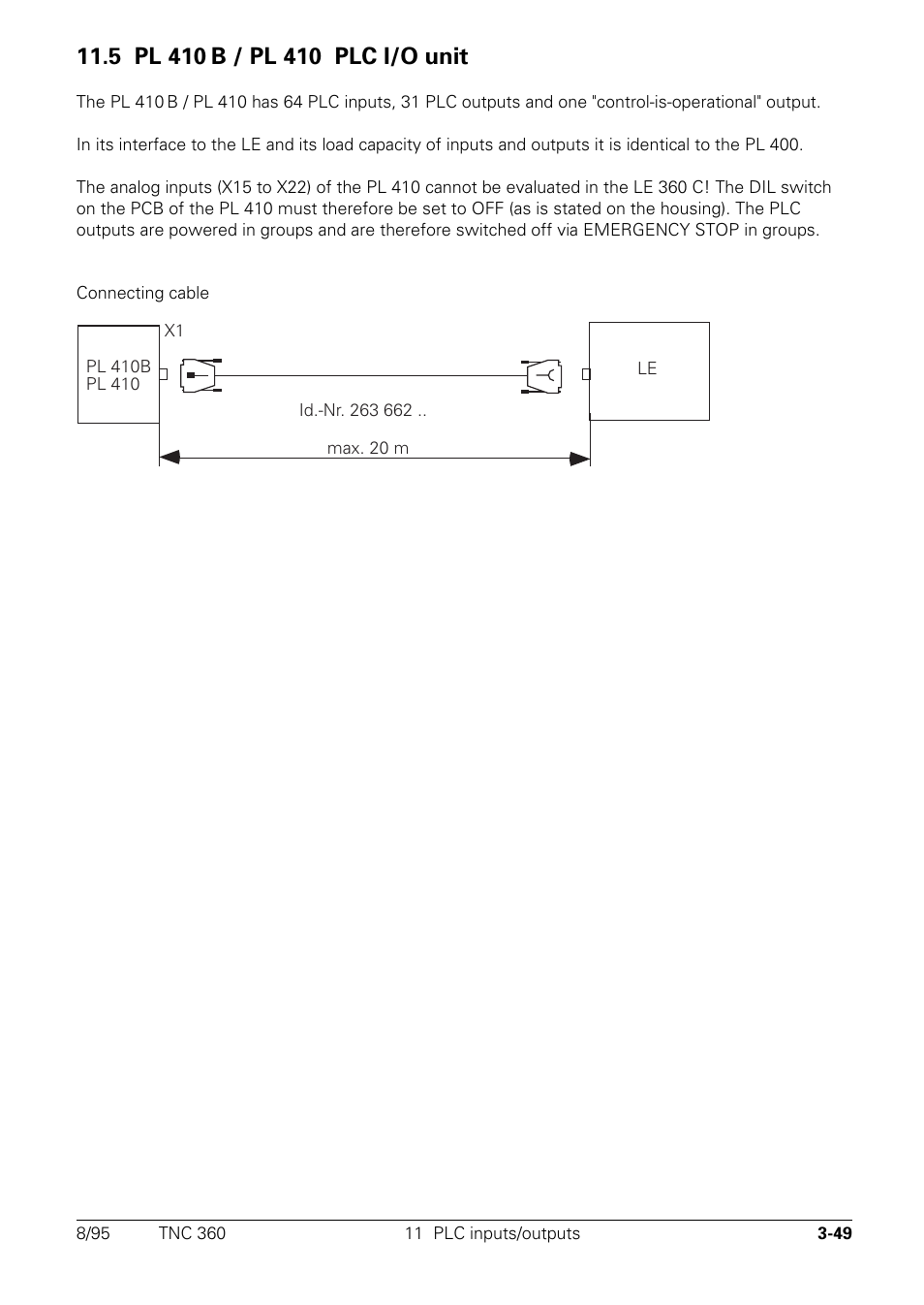 Pl 410 plc i/o expansion-board | HEIDENHAIN TNC 335 Technical Manual User Manual | Page 73 / 581