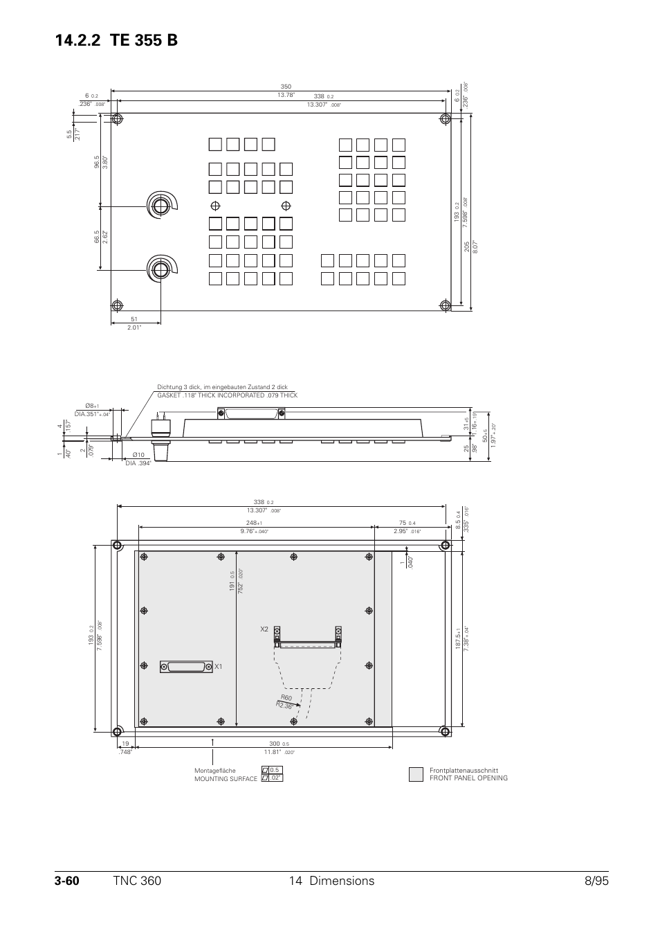 2 te 355 b | HEIDENHAIN TNC 335 Technical Manual User Manual | Page 82 / 581