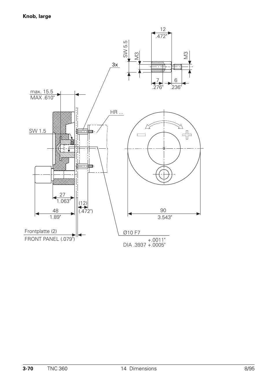 HEIDENHAIN TNC 335 Technical Manual User Manual | Page 92 / 581