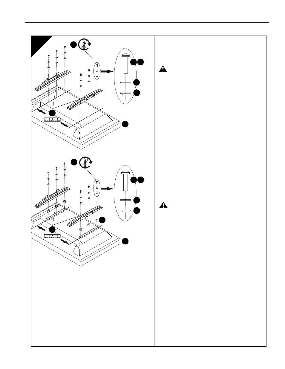 Instalação dos suportes no monitor | Chief Manufacturing ICMPFM1S User Manual | Page 23 / 64
