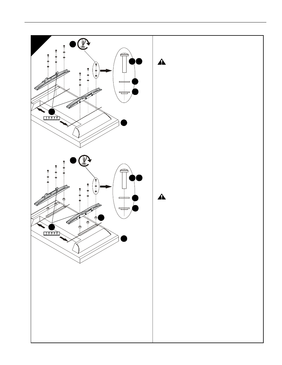 Installer les supports à l’écran | Chief Manufacturing ICMPFM1S User Manual | Page 35 / 64