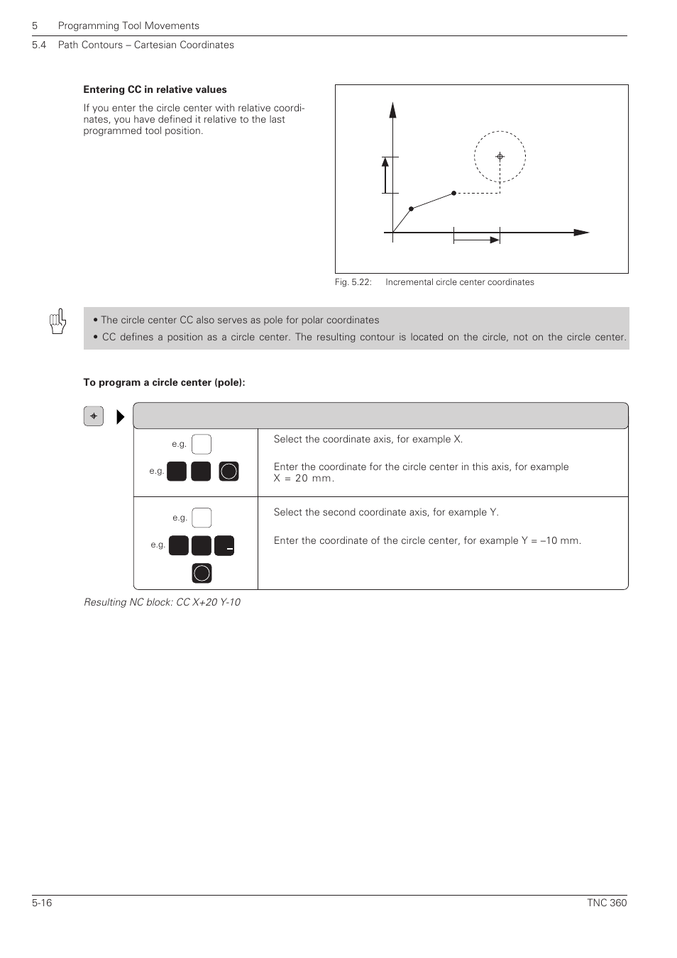 Yx 0 | HEIDENHAIN TNC 360 User Manual User Manual | Page 100 / 237