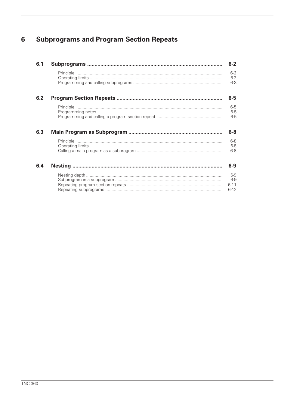 Subprograms and program section repeats | HEIDENHAIN TNC 360 User Manual User Manual | Page 13 / 237