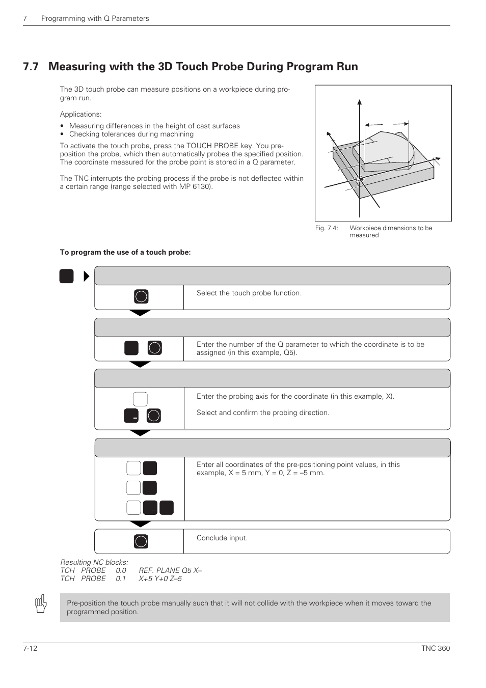 Α? α, Xy 0 z 5 +/ 5, Yx z | HEIDENHAIN TNC 360 User Manual User Manual | Page 146 / 237