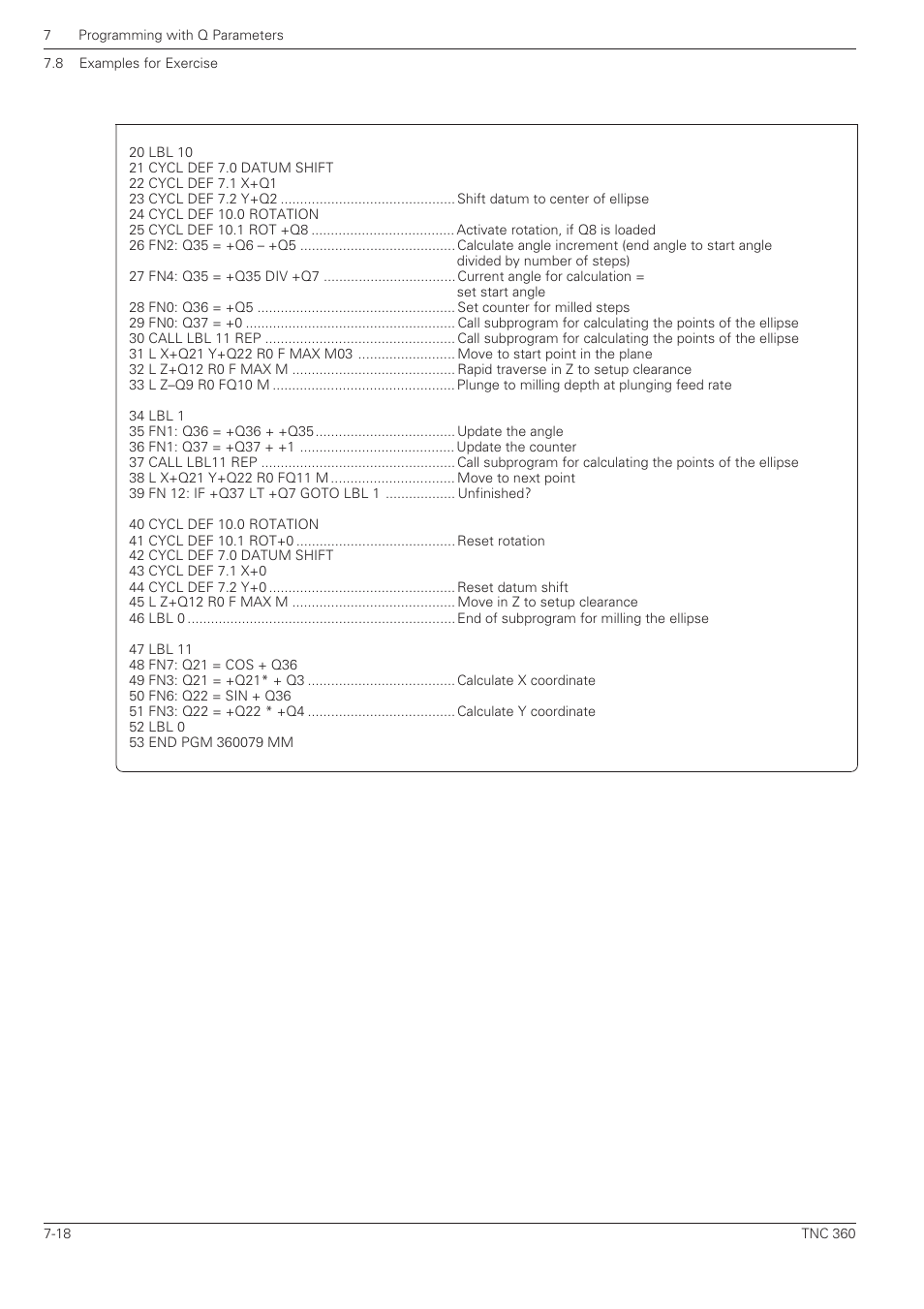 HEIDENHAIN TNC 360 User Manual User Manual | Page 152 / 237