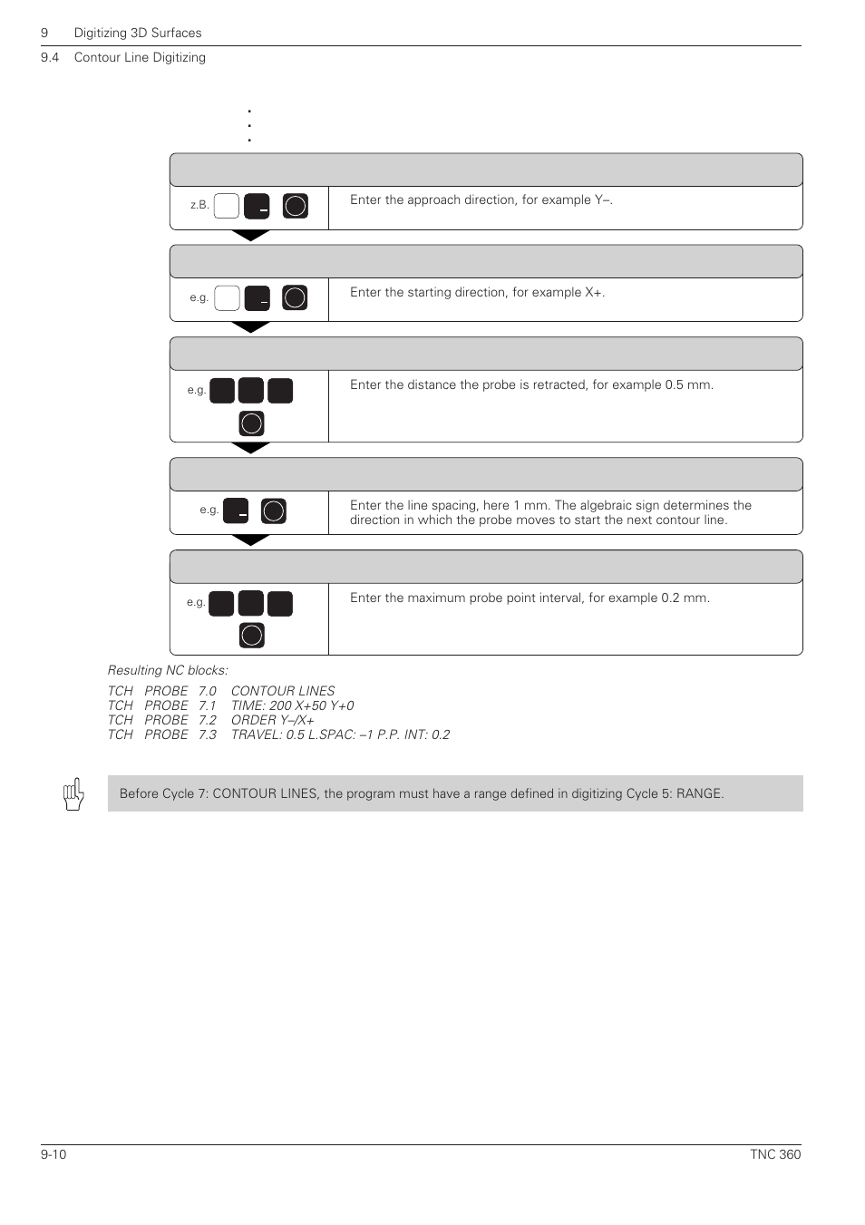 2 0 5 . +/ x | HEIDENHAIN TNC 360 User Manual User Manual | Page 201 / 237