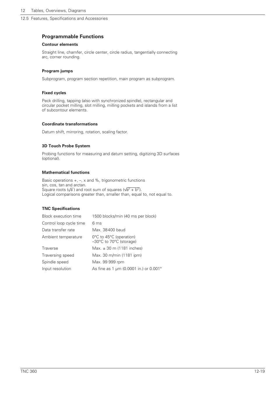 HEIDENHAIN TNC 360 User Manual User Manual | Page 229 / 237