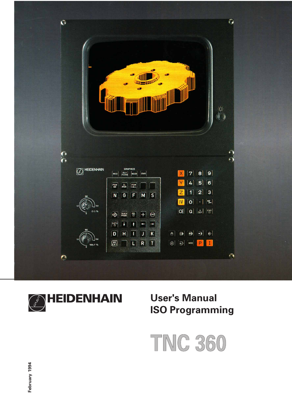 HEIDENHAIN TNC 360 ISO Programming User Manual | 227 pages