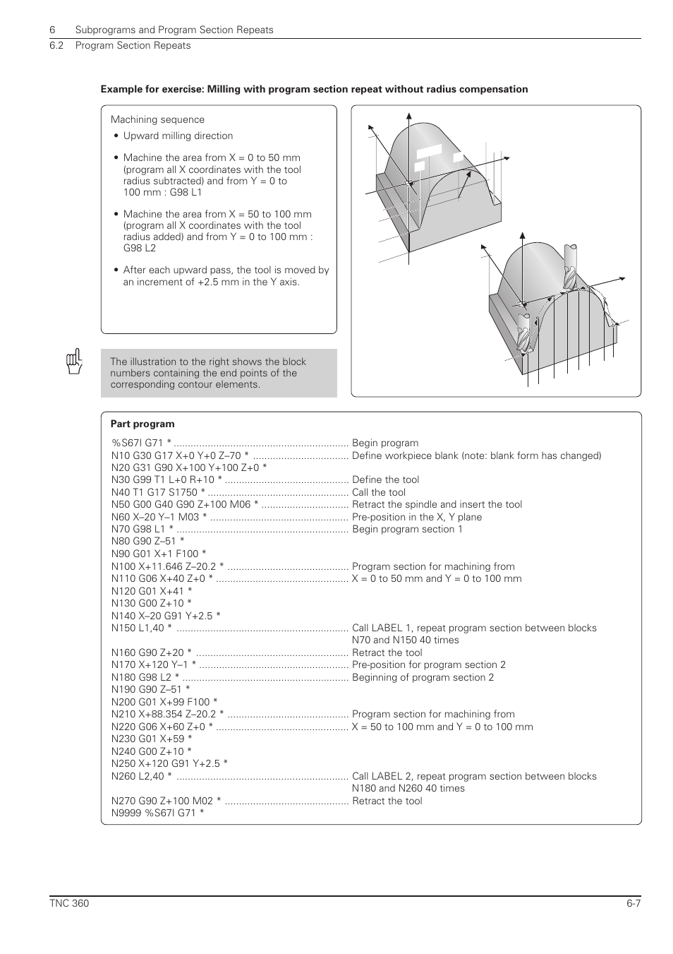 HEIDENHAIN TNC 360 ISO Programming User Manual | Page 130 / 227