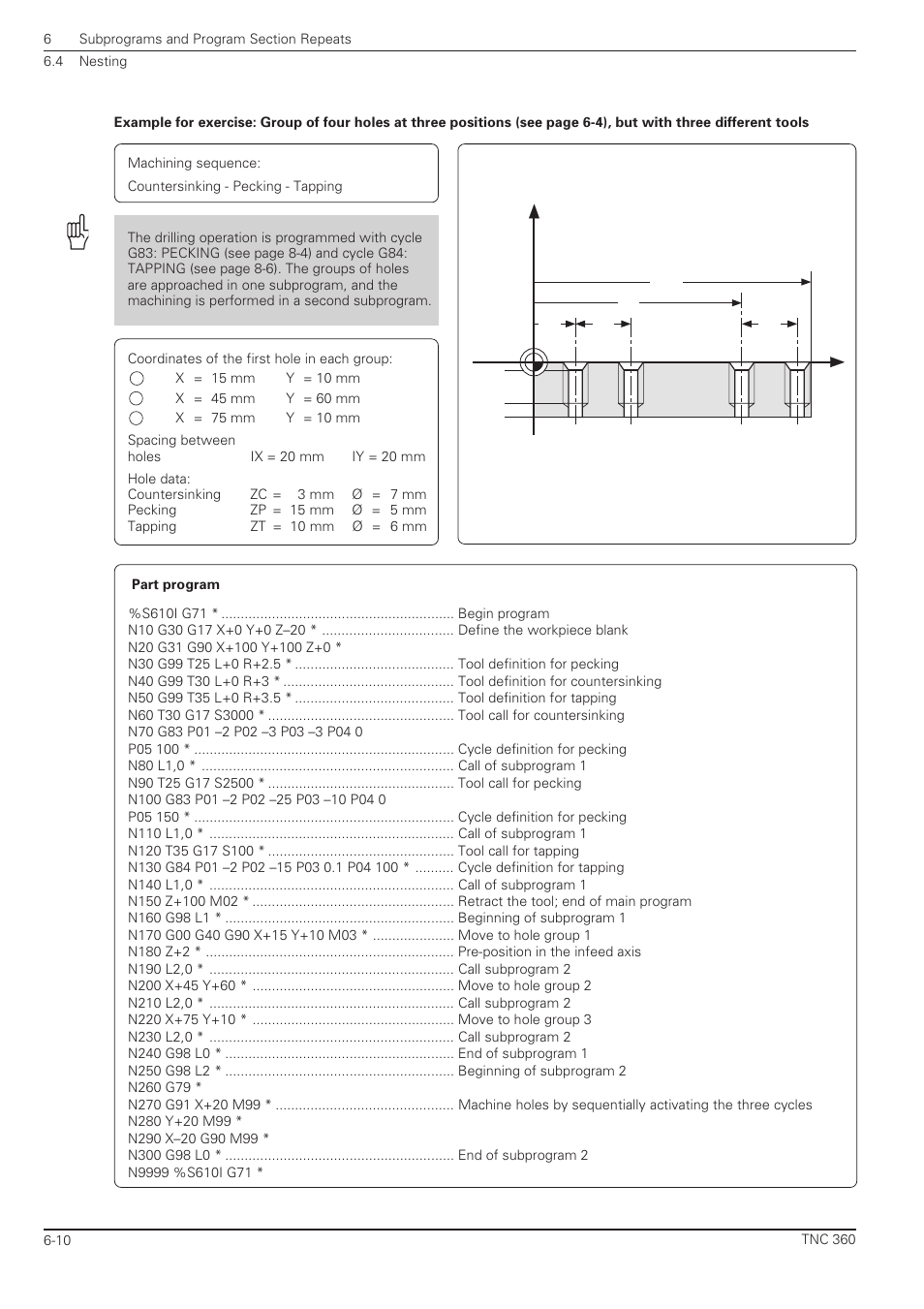 HEIDENHAIN TNC 360 ISO Programming User Manual | Page 133 / 227