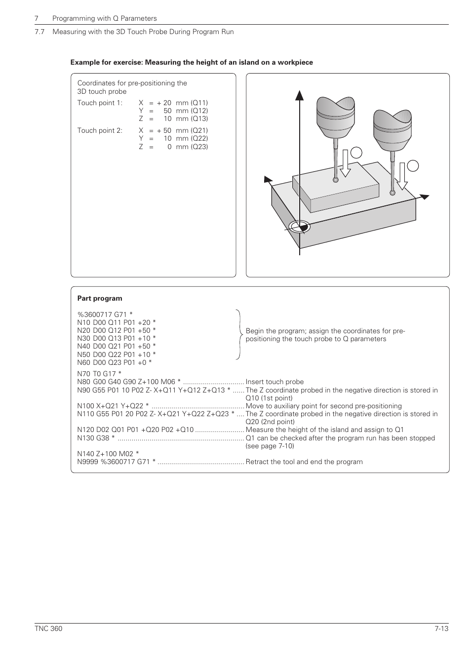 Yx z | HEIDENHAIN TNC 360 ISO Programming User Manual | Page 147 / 227