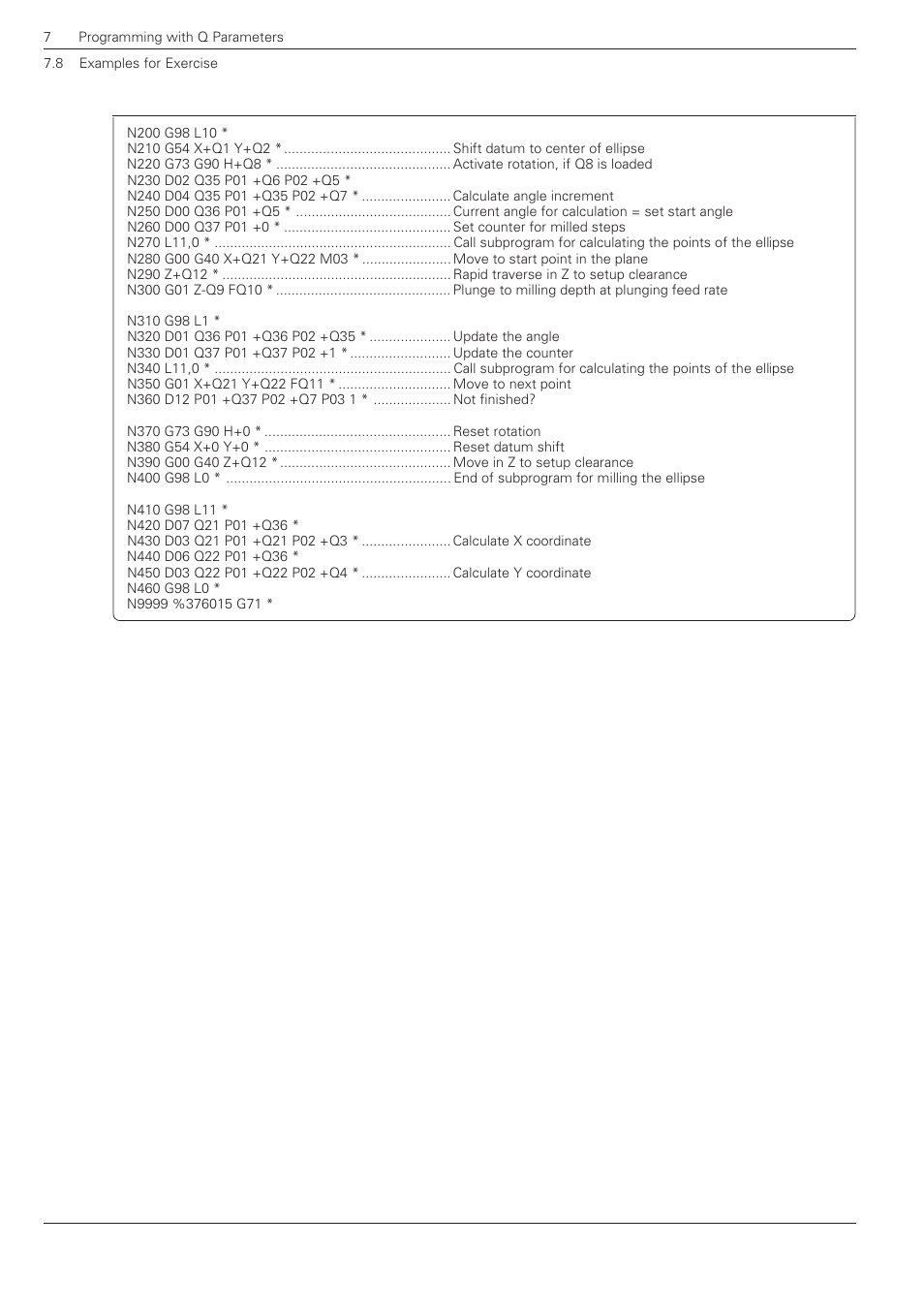 HEIDENHAIN TNC 360 ISO Programming User Manual | Page 152 / 227