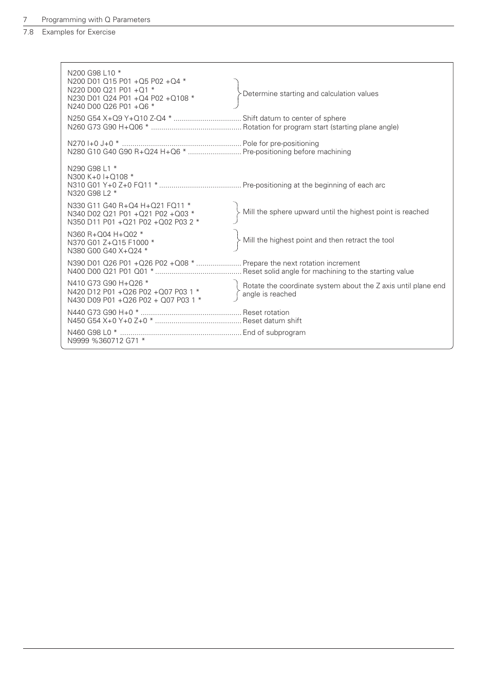 HEIDENHAIN TNC 360 ISO Programming User Manual | Page 154 / 227