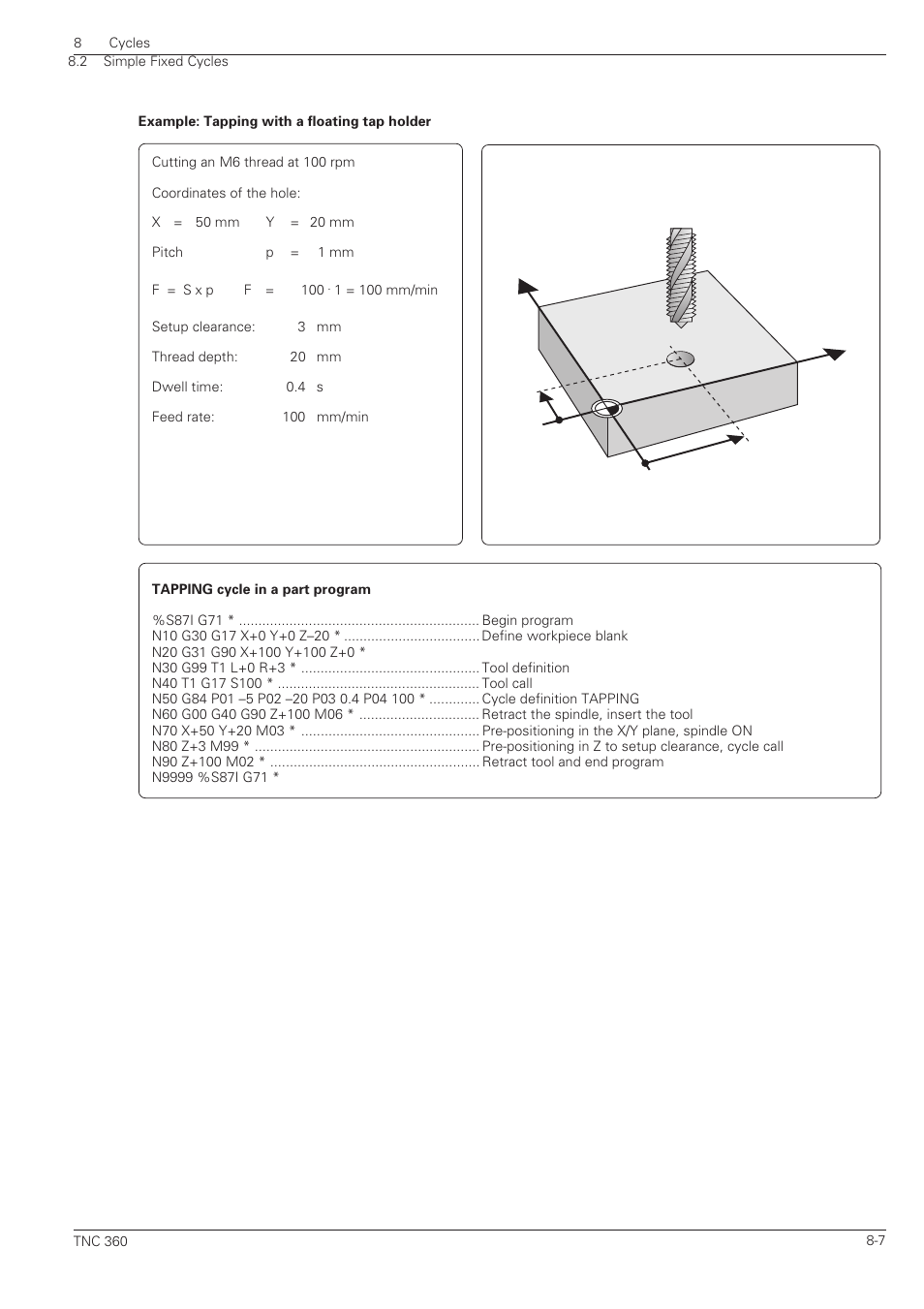 HEIDENHAIN TNC 360 ISO Programming User Manual | Page 160 / 227