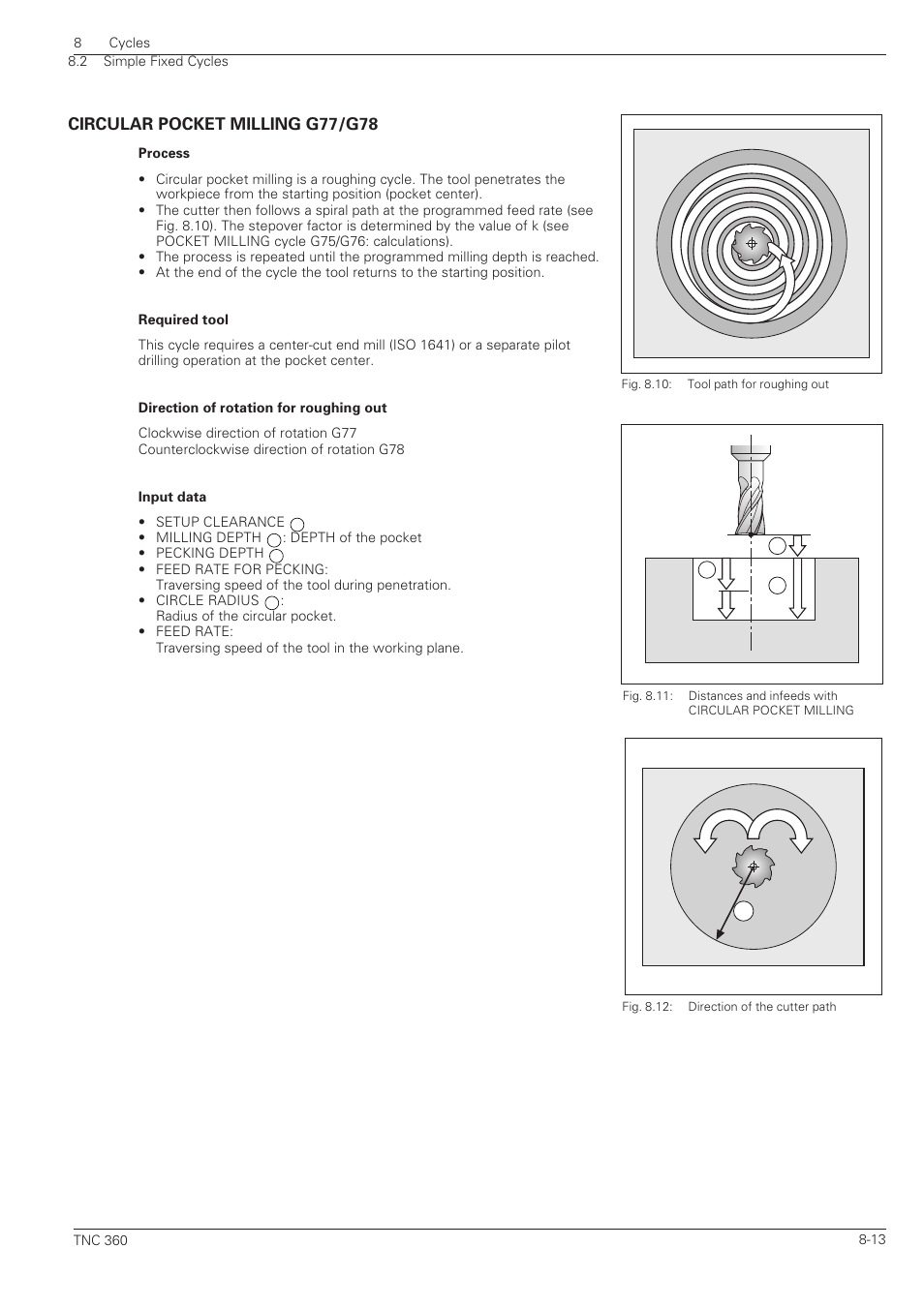 Circular pocket milling g77/g78 -13 | HEIDENHAIN TNC 360 ISO Programming User Manual | Page 166 / 227
