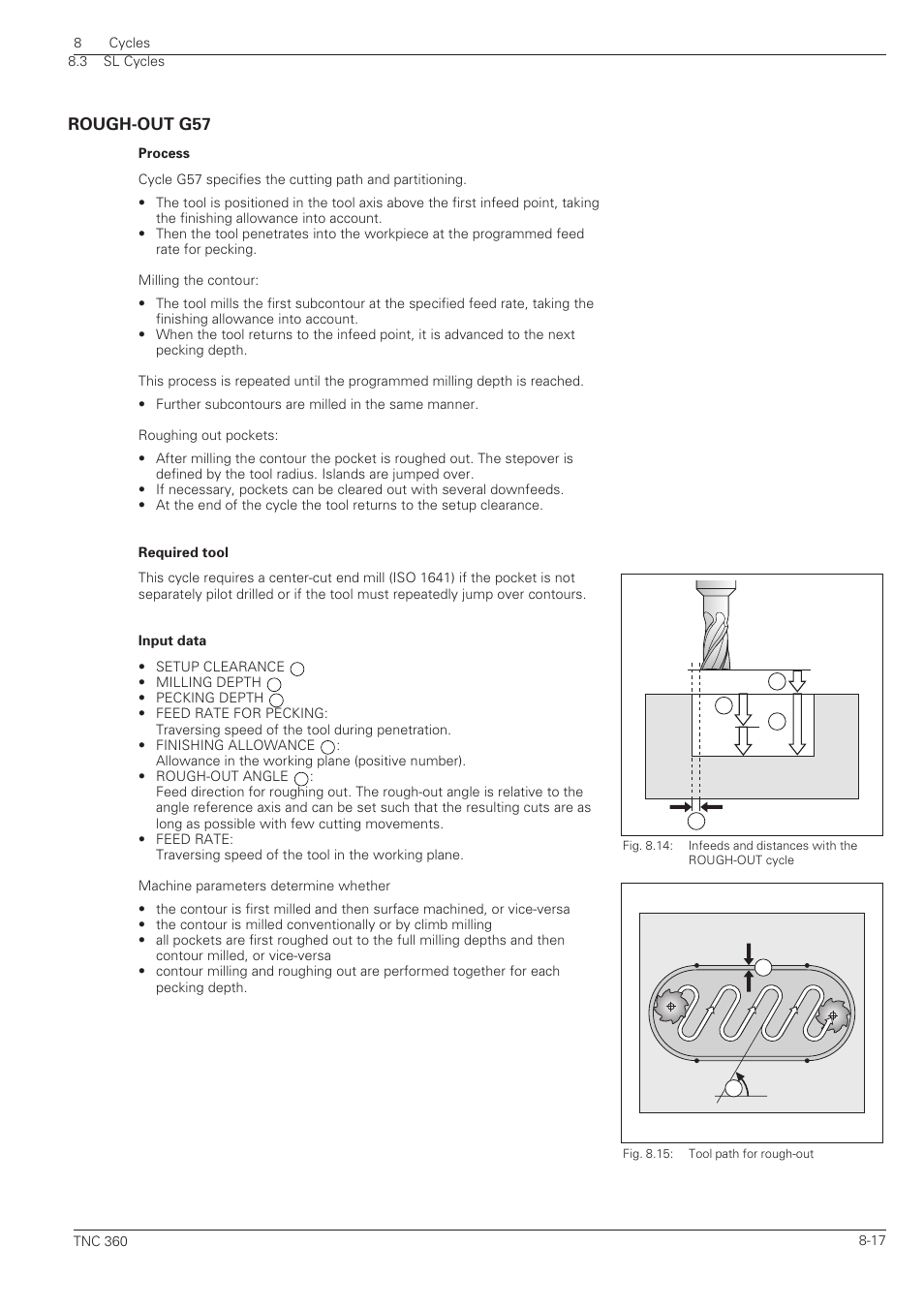 Rough-out g57 -17 | HEIDENHAIN TNC 360 ISO Programming User Manual | Page 170 / 227