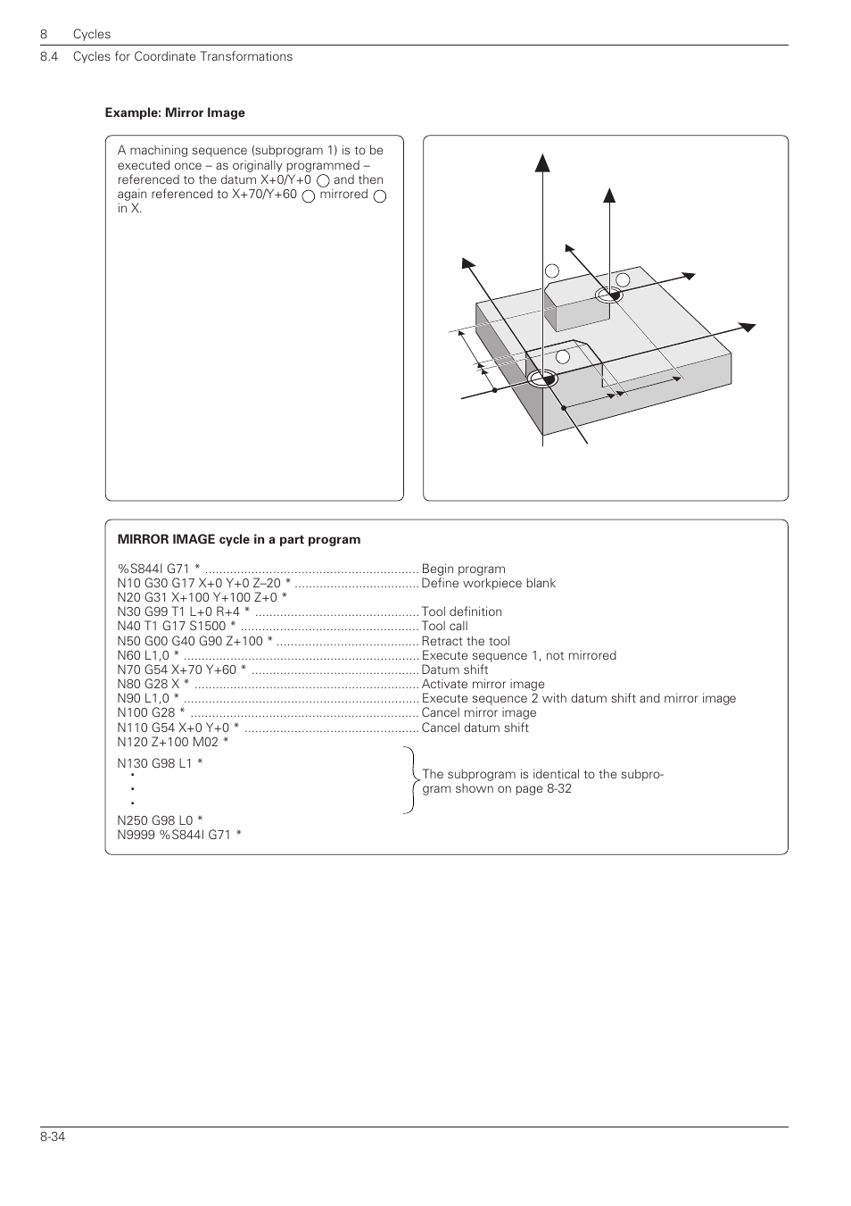 HEIDENHAIN TNC 360 ISO Programming User Manual | Page 187 / 227