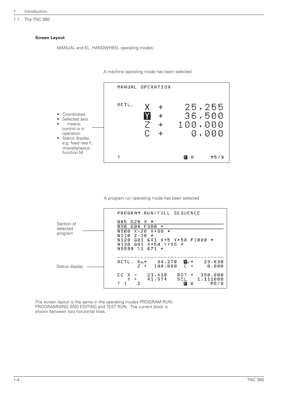 HEIDENHAIN TNC 360 ISO Programming User Manual | Page 21 / 227