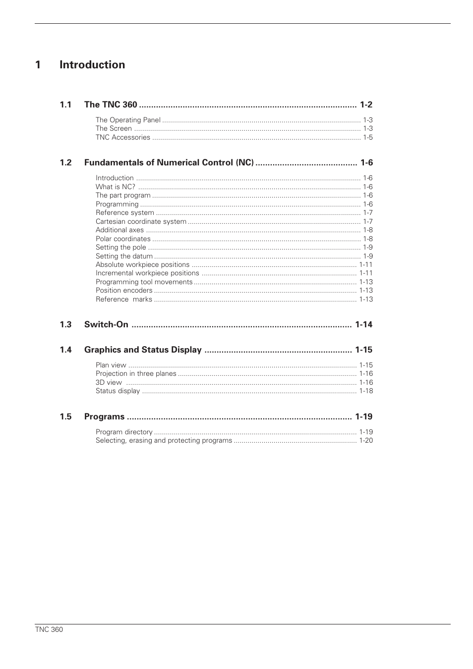 Introduction, 1introduction | HEIDENHAIN TNC 360 ISO Programming User Manual | Page 8 / 227