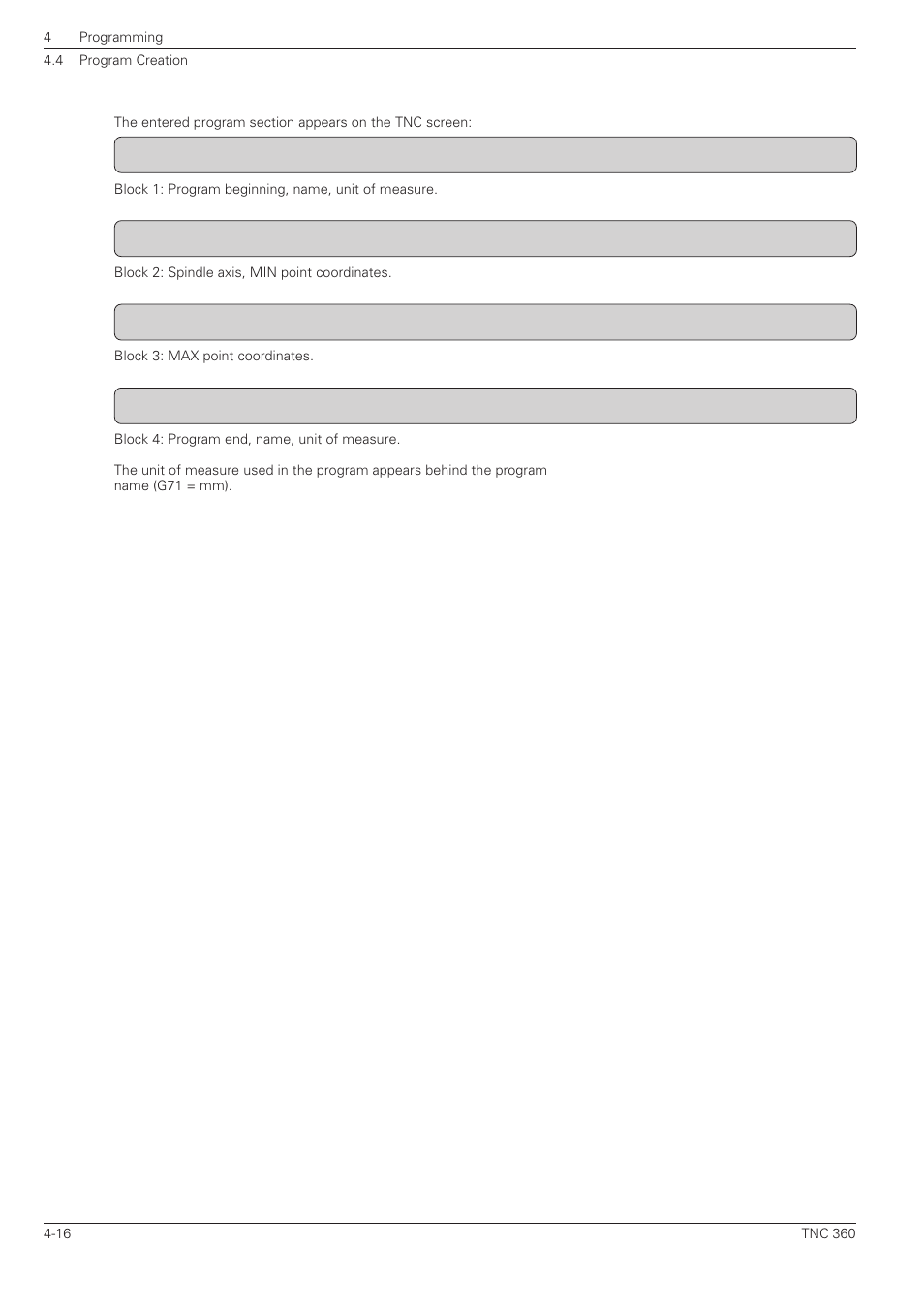 HEIDENHAIN TNC 360 ISO Programming User Manual | Page 80 / 227