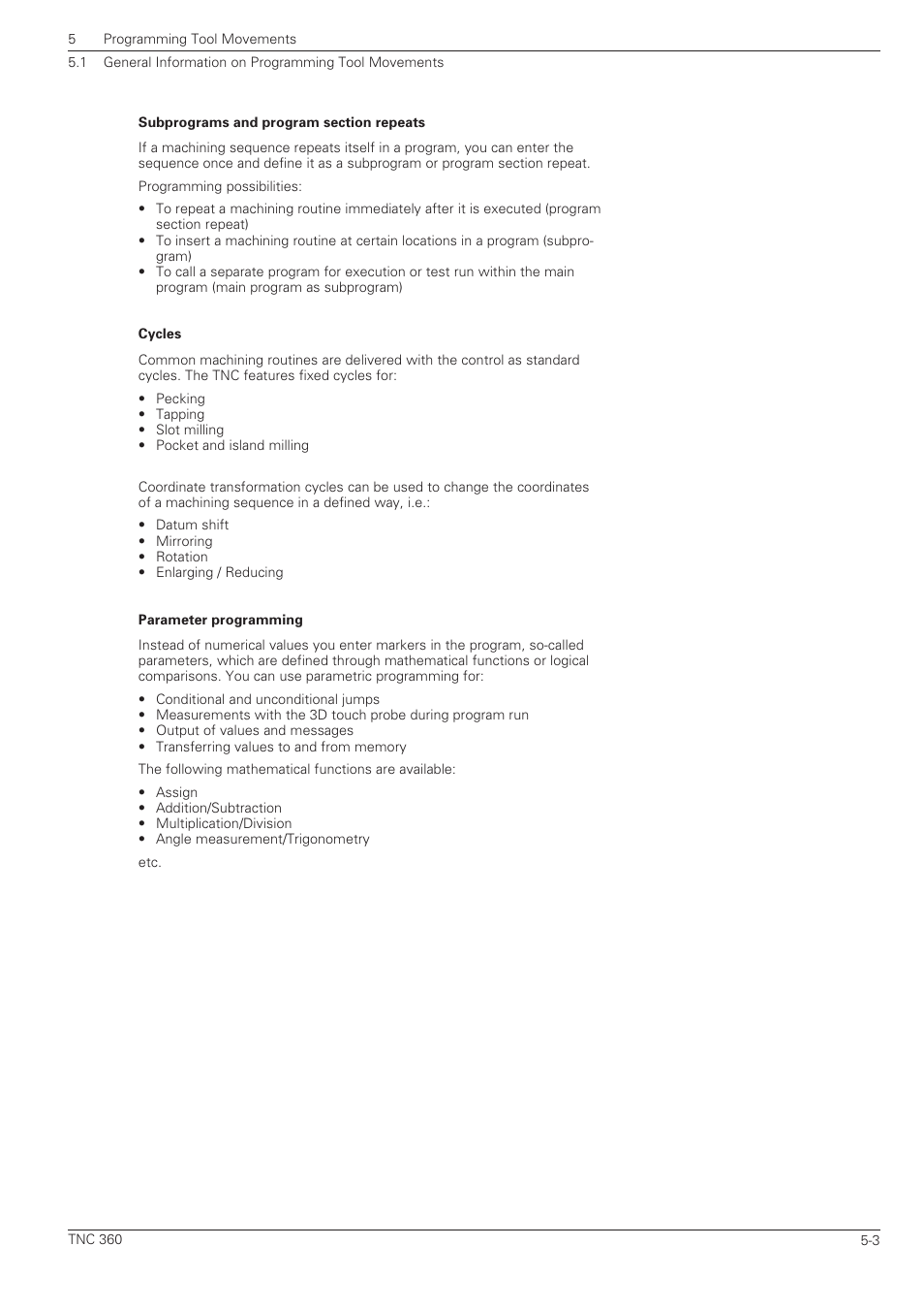 HEIDENHAIN TNC 360 ISO Programming User Manual | Page 86 / 227