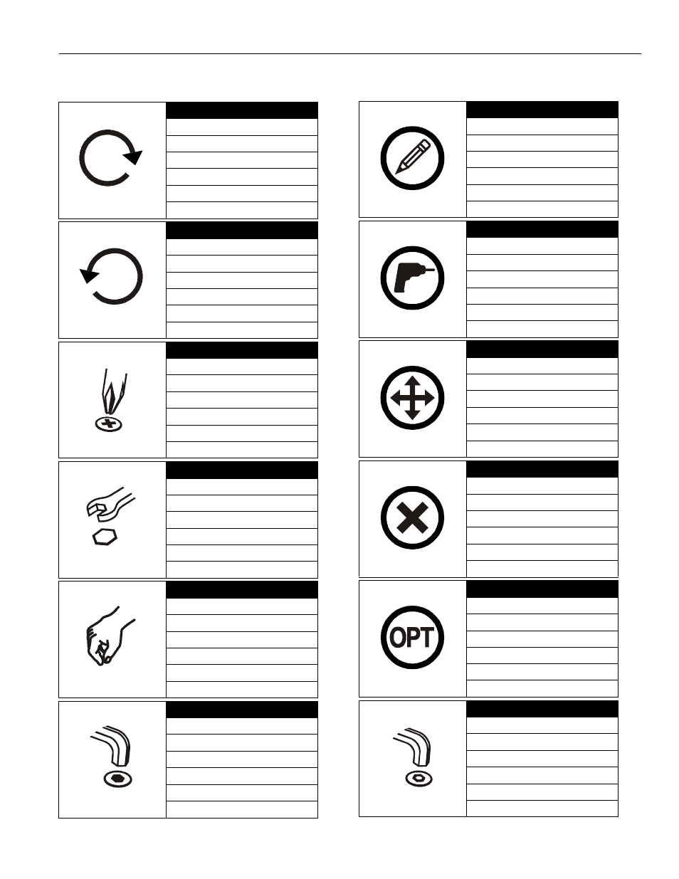 Legend | Chief Manufacturing LCD Swivel Stand MSS6000 User Manual | Page 3 / 10