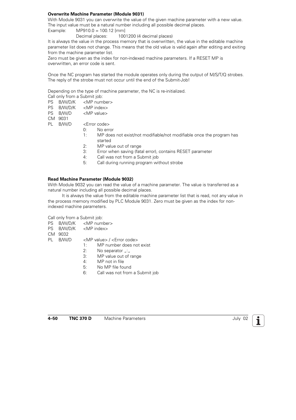 HEIDENHAIN TNC 370D User Manual | Page 53 / 92