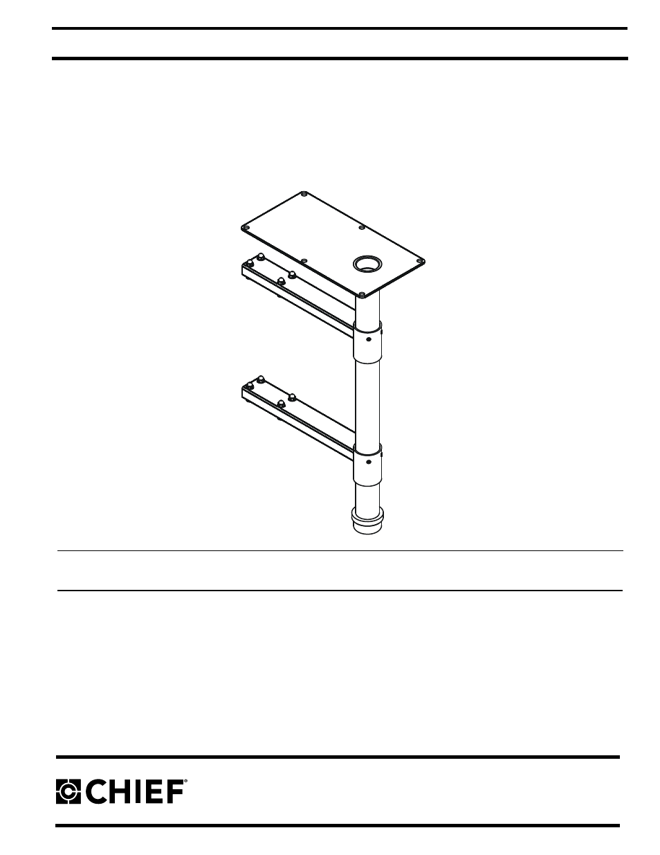 Chief Manufacturing LCD2C User Manual | 8 pages