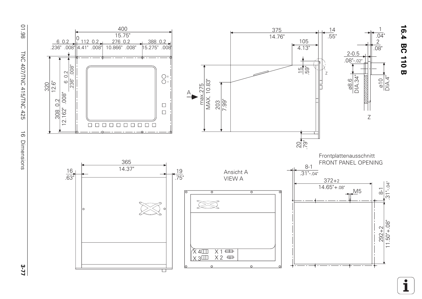 4 bc 110 b | HEIDENHAIN TNC 407 (243 020) Technical Manual User Manual | Page 106 / 752